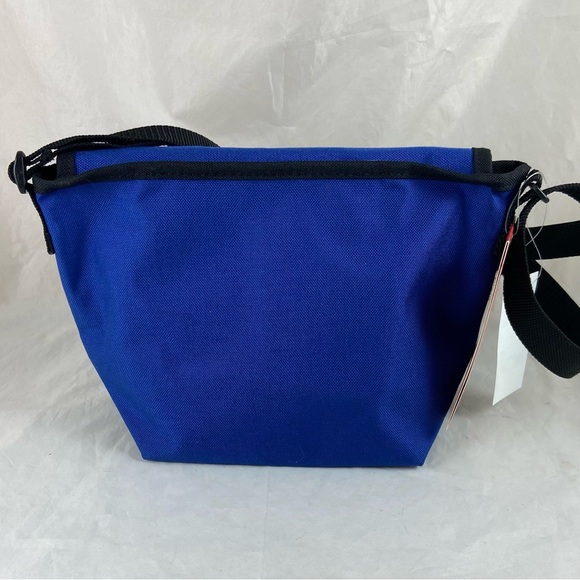 Manhattan Portage Messenger Bag Hook & Loop Closure Zip Pocket Royal Blue NWT - Picture 4 of 11